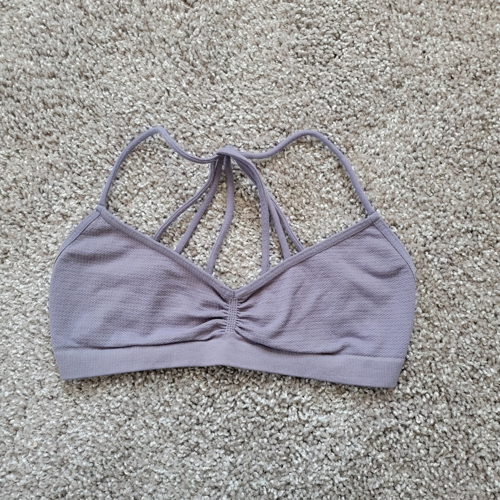 Free People Intimatley Strappy Bra Size XS/S Gray
